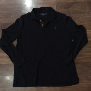 RALPH LAUREN / LONG SLEEVE POLO / LARGE